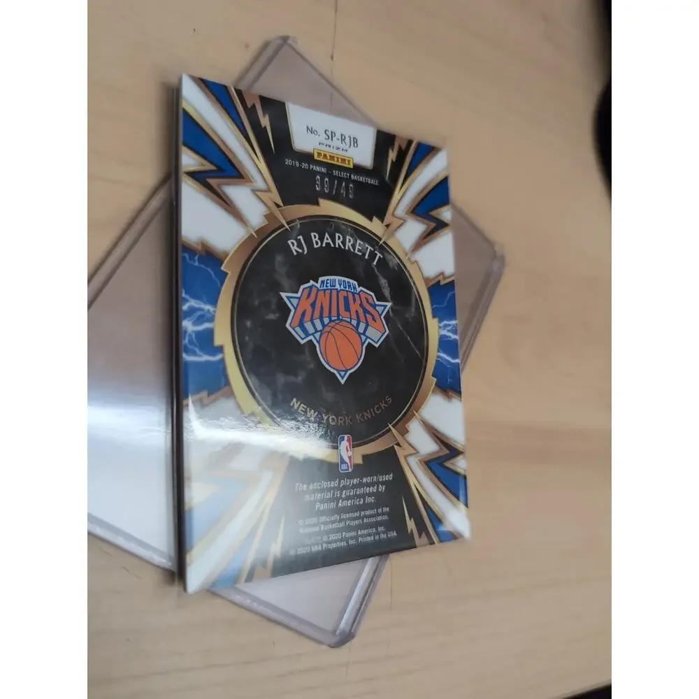 2019-20 Panini Select - Sparks RJ Barrett #SP-RJB Copper Prizm /49 (MEM, RC)